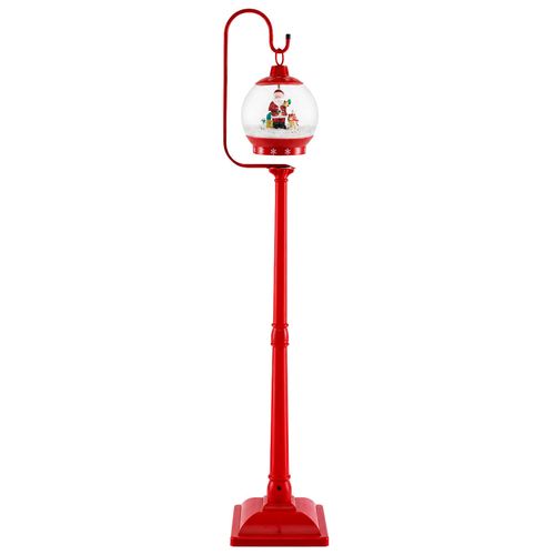 Poste Natalino C/ Globo 1,70x32cm em Plástico Bela Flor