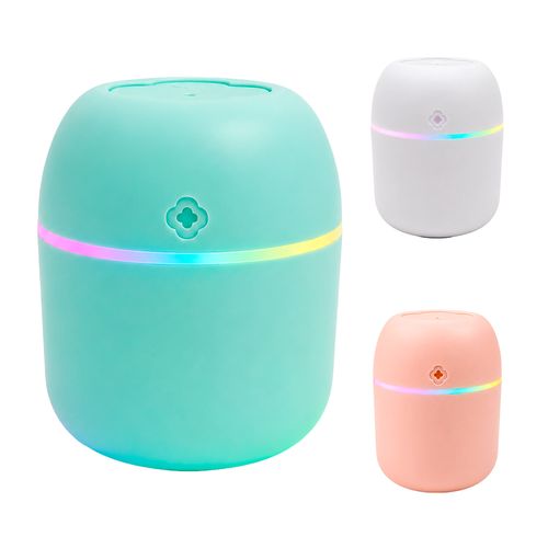 Umidificador de Ambiente C/ LED 200ml em Plástico Kehome