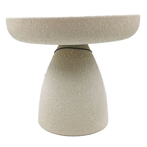 Bandeja C/ Pé Decorativa 20x17,5cm em Metal Mai Home