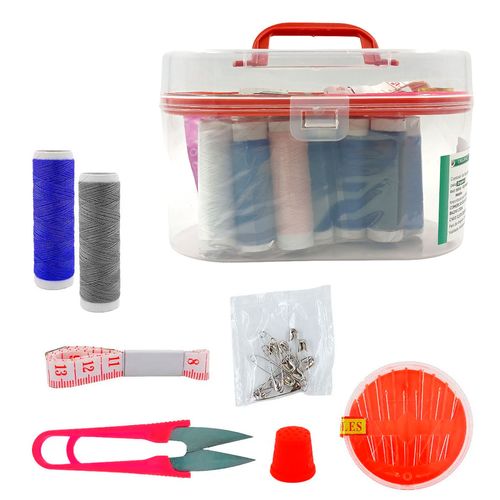 Kit Costura C/ Maleta 9x14cm em Plástico Kehome