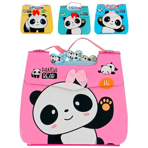 Bloco de Anotação Panda C/ Divisórias 10x11cm em Papel Megagift