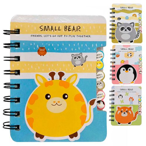 Bloco De Anotação Bichinhos 12x10cm Em Papel Livon