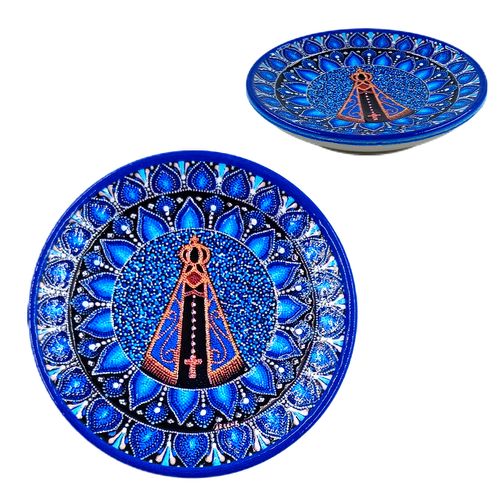 Imã Nossa Senhora Aparecida 7,5xcm em Cerâmica Taimes