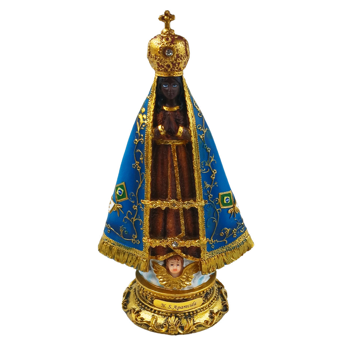 Nossa Senhora Aparecida 24cm em Resina Taimes