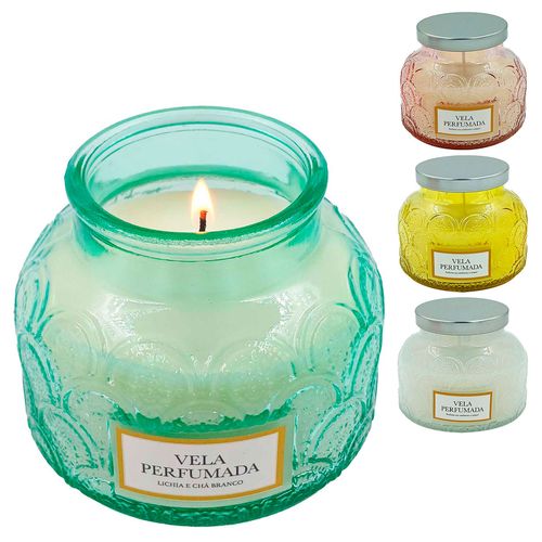 Vela Decorativa Aromática 7,5x9cm em Parafina GiftHome