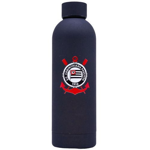 Garrafa Térmica Max Corinthians 500ml em Aço Inox Zona Criativa