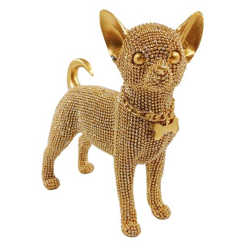 Cachorro Decorativo 15,8x15,8x6cm em Resina Youbai