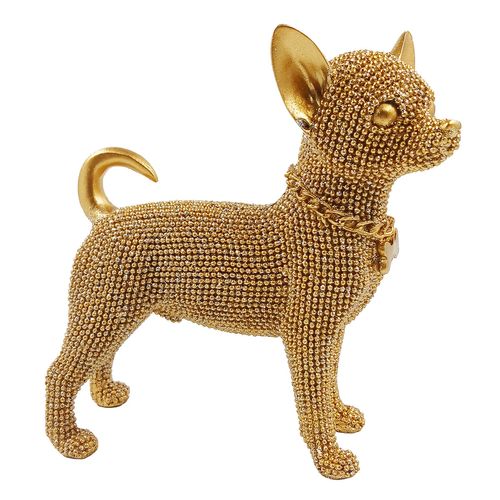 Cachorro Decorativo 15,8x15,8x6cm em Resina Youbai
