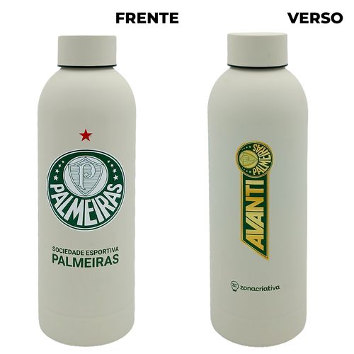 Garrafa Térmica Max Palmeiras 500ml em Aço Inox Zona Criativa