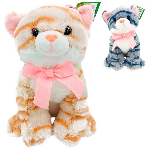 Gato de Pelúcia 23cm em Poliéster Fizzy