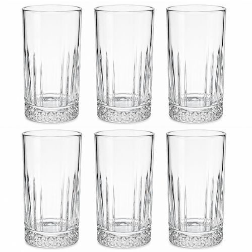Jogo de Copo Oslo 6 Peças 280ml em Vidro Freecom