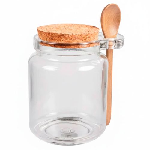 Pote C/ Colher 250ml em Vidro Livon
