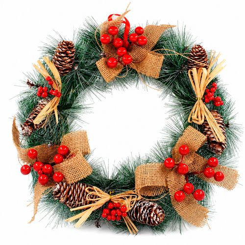 Guirlanda Natalina Decorativa 30cm em Plástico Livon