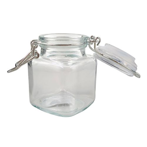 Pote Hermético C/ Trava 80ml em Vidro Livon