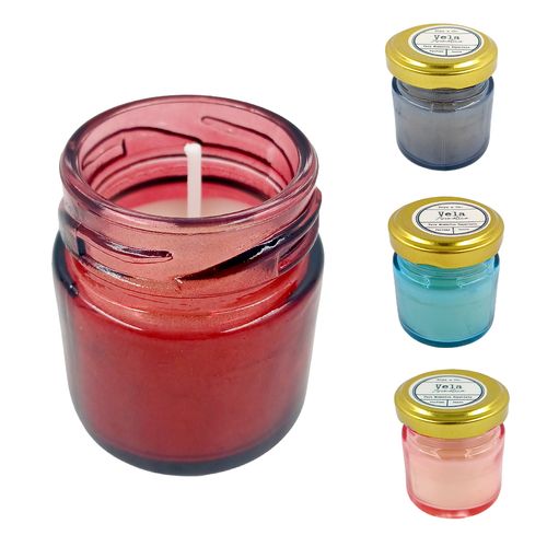 Vela Aromática Decorativa 5x4cm em Vidro Livon