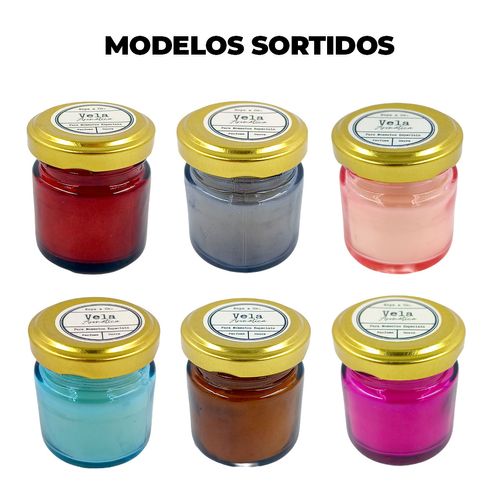 Vela Aromática Decorativa 5x4cm em Vidro Livon