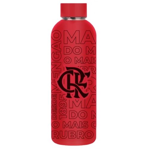 Garrafa Térmica Flamengo 500ml em Aço Inox Allmix