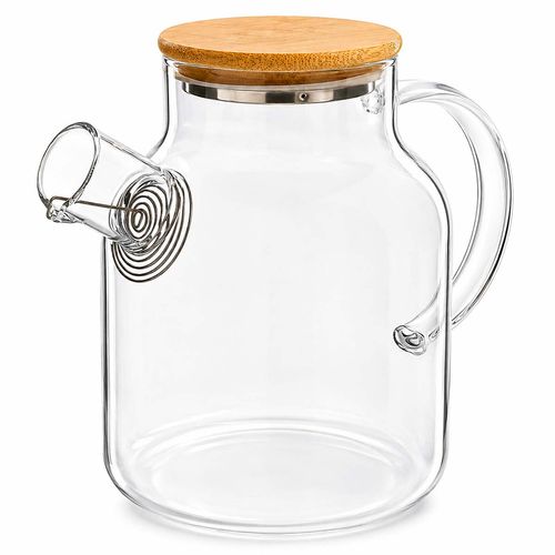 Chaleira C/ Tampa Bambu 1,8L em Vidro Lehavi
