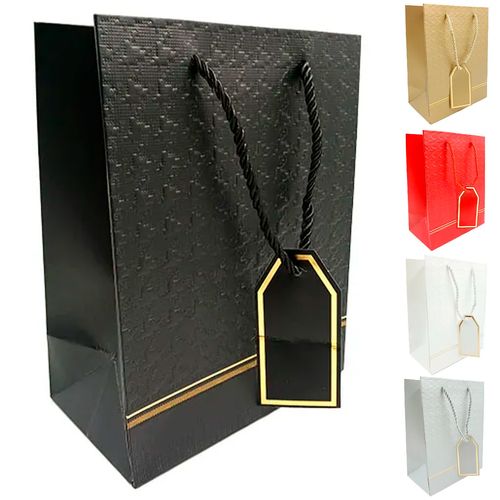 Sacola P/ Presente  23x10cm em Papel Amigold