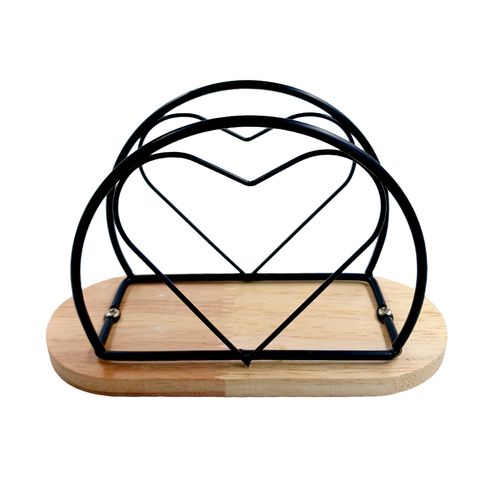 Porta Guardanapos 15cm em Metal Amigold
