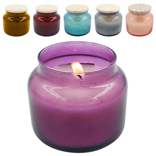 Vela Aromática C/ Suporte 9x8cm em Vidro Livon