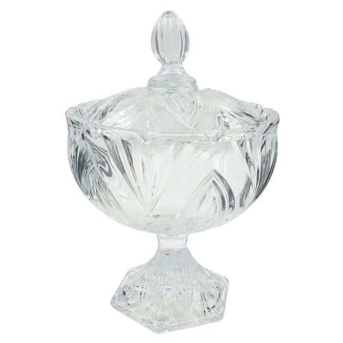 Bomboniere Elegant 24x16cm em Vidro Unik Home