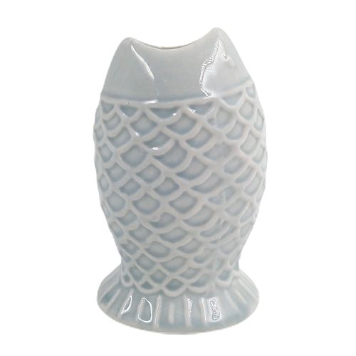 Vaso Decorativo Peixe 13x5cm em Cerâmica Mai Home