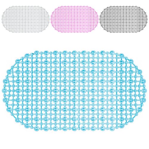 Tapete Antiderrapante C/ Ventosas 34x64cm em PVC Livon