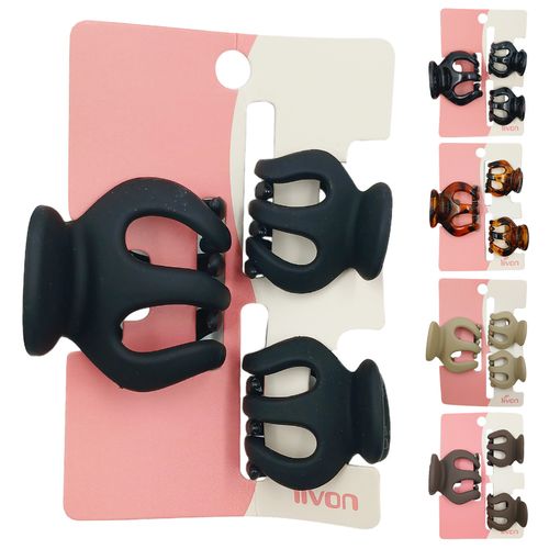 Kit Prendedor de Cabelo 3 Peças 8x11cm em Plastico  Livon