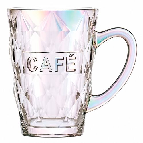 Jogo de Canecas Memory 4 Peças 210ml em Vidro Hauskraft