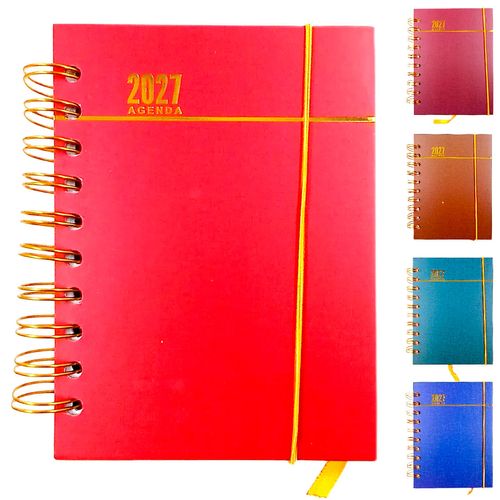 Agenda Color 2027 10,4x14,1cm em Papel Interponte