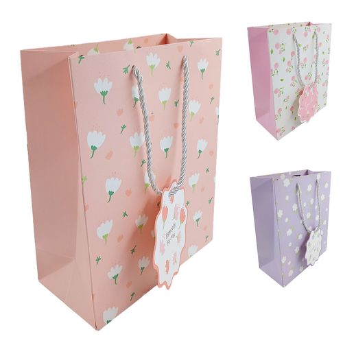 Sacola P/ Presente Florzinha 24,5x19,5cm em Papel Livon