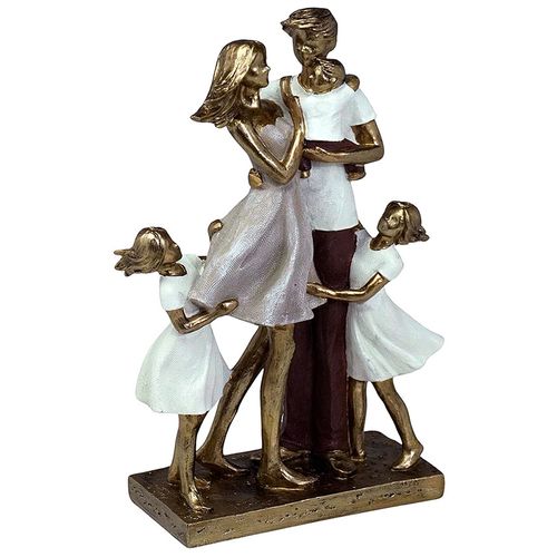 Família Decorativa 26x15cm em Resina Mabruk