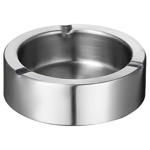 Cinzeiro Redondo 11,5x3,5cm em Metal Livon