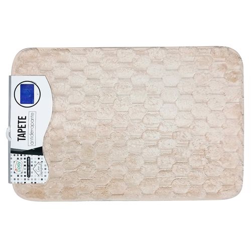 Tapete Felpudo Decorativo 59x39,5m em Poliéster Fu Xing