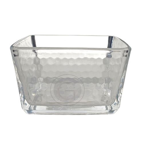Porta Vela Decorativo 9x6cm em Vidro Cascavel