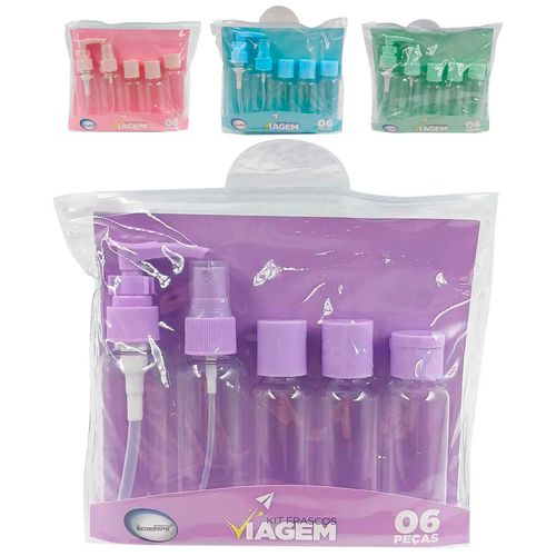 Kit Viagem 6 Peças em Plástico Interponte