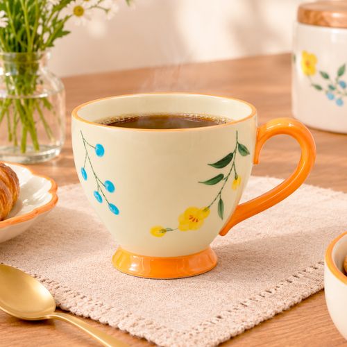 Caneca Sopa 15cm em Cerâmica Lila Cosméticos
