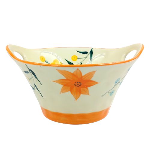 Bowl Floral 20cm em Cerâmica Lila Cosméticos