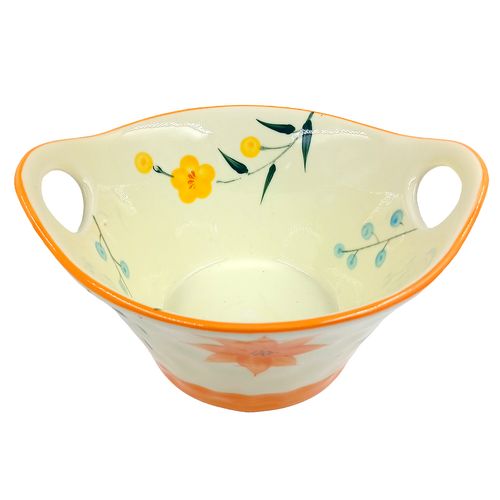 Bowl Floral 20cm em Cerâmica Lila Cosméticos