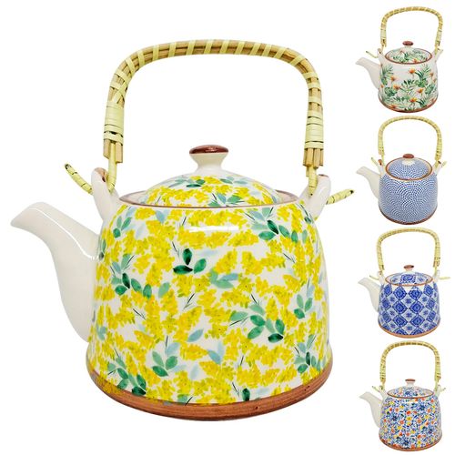 Bule C/ Infusor 750ml de Porcelana  Multiart