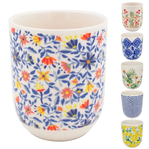 Copo Estampado Decorativo 100ml em Porcelana Multiart