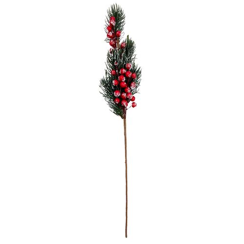 Arranjo Pick Natalino Decorativo 58cm em Plástico Bella Garden