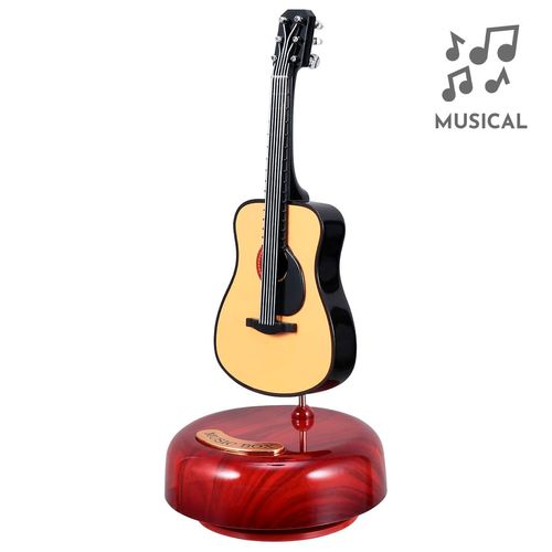 Caixa Musical Violão Decorativo 22cm em Plástico Livon