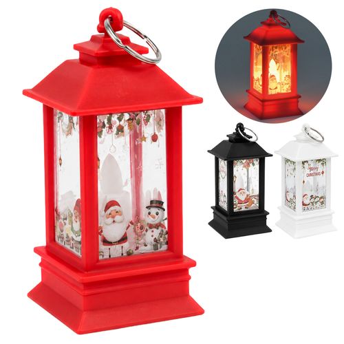 Mini Lamparina Natalina Led 9x4cm em Plástico Fartex