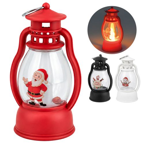 Mini Lamparina Natalina Led 9x4cm em Plástico Fartex