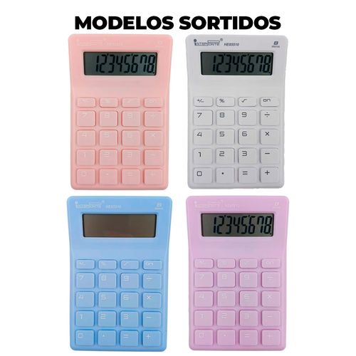Calculadora de Mesa 8 Dígitos em Plástico Interponte