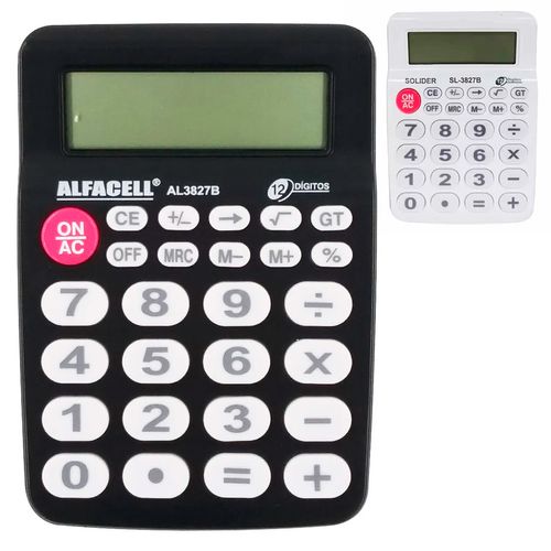 Calculadora de mesa 12 digitos 11x15cm Imporiente