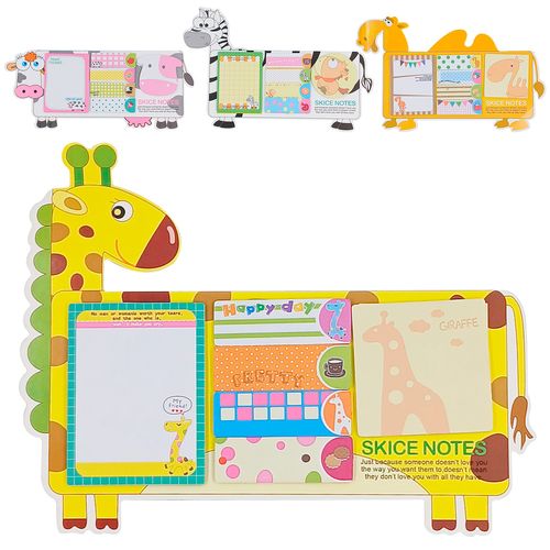 Bloco de Anotações Bichinhos 26x16cm em Papel Interponte
