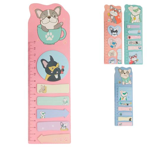 Bloco de Anotação Autoadesivo Cachorro 21,7cm em Papel Livon